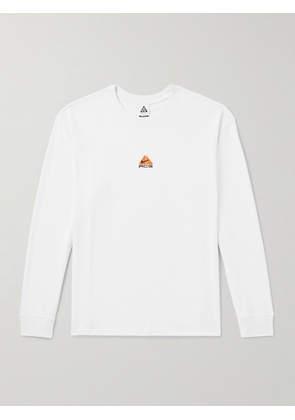 Nike - ACG Logo-Embroidered Dri-FIT T-Shirt - Men - White - XS
