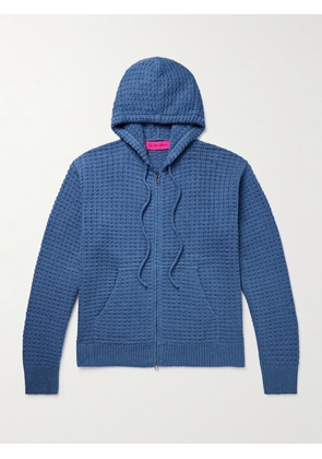 The Elder Statesman - Nora Cotton Zip-Up Hoodie - Men - Blue - S