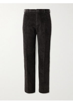 Incotex - Straight-Leg Cotton-Blend Corduroy Trousers - Men - Brown - IT 44