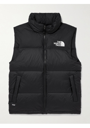 The North Face - 1996 Retro Nuptse Slim-Fit Recycled-Shell Down Gilet - Men - Black - S