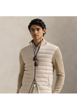 Hybrid Linen Full-Zip Jumper