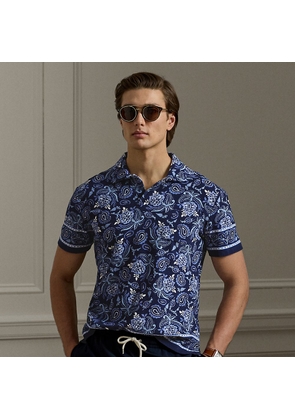 Paisley-Print Riviera Terry Polo Shirt