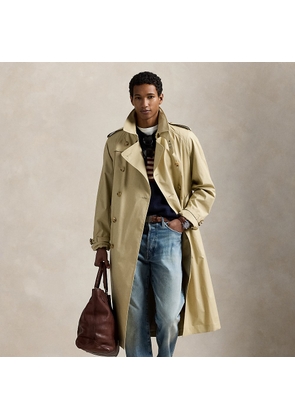 Stretch Poplin Trench Coat