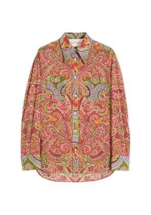 Valentino Cotton Paisley Print Shirt