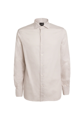 Emporio Armani Stretch-Cotton Jacquard Shirt