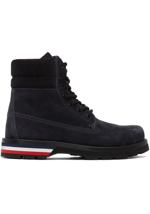 Moncler Black Suede Vancouver Boots