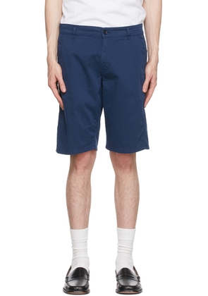 ASPESI Blue Cotton Shorts