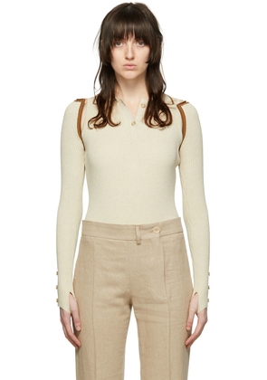JACQUEMUS Beige 'Le Body Cielo' Bodysuit