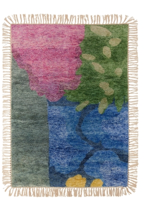 Nordic Knots Multicolour Tableau Noise Rug