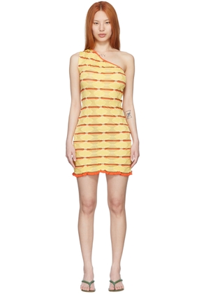 Gimaguas SSENSE Exclusive Yellow Mini Dress