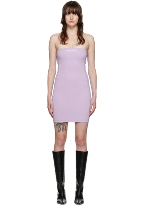 KIMHĒKIM Purple Yoga Tubetop Minidress