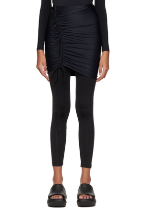 Balenciaga Black Stretch Miniskirt