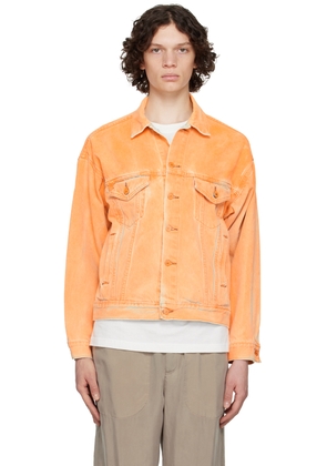 NotSoNormal Orange Daily Denim Jacket