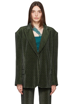 VAILLANT Green Oversized Blazer