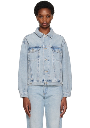 AGOLDE Blue Charli Oversized Denim Jacket