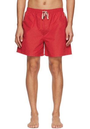 JACQUEMUS Red 'Le Maillot Praia' Swim Shorts
