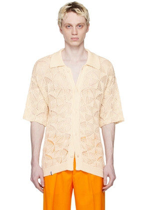 Bonsai Off-White Keyhole Shirt