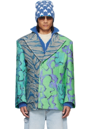ERL Multicolor Printed Blazer