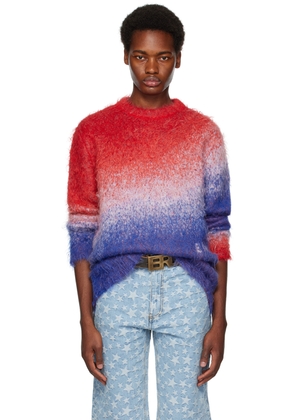 ERL Red & Blue Gradient Sweater