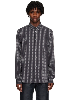 WOOD WOOD Black Timothy Shirt