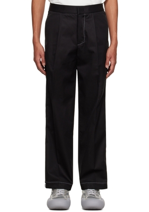 Bonsai Black Darted Trousers