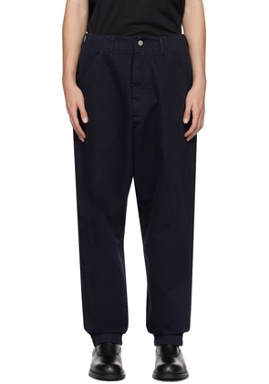 Emporio Armani Navy Loose-Fit Jeans