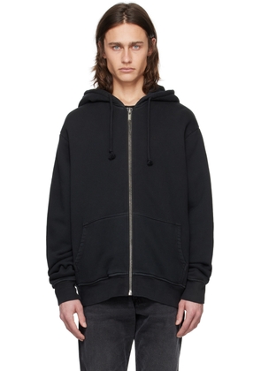 424 Black Zip Hoodie