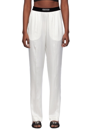 TOM FORD White Relaxed-Fit Lounge Pants