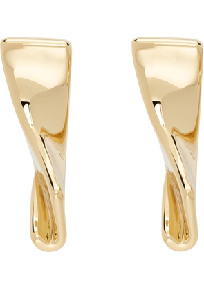 JACQUEMUS Gold Le Chouchou 'Les Boucles J' Earrings