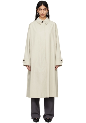 Studio Nicholson Off-White Holin Trench Coat