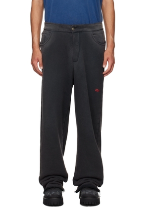 424 Black Big Daddy Sweatpants