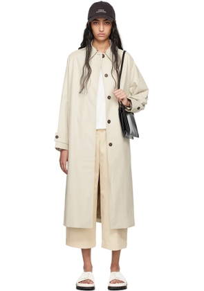Studio Nicholson Beige Holin Trench Coat