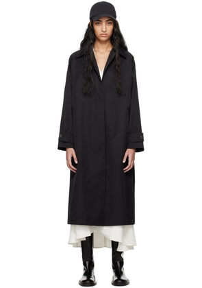 Studio Nicholson Black Holin Trench Coat