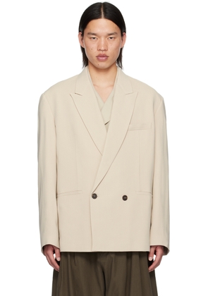 Studio Nicholson Beige Daburu Blazer