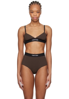 TOM FORD Brown Modal Signature Bra