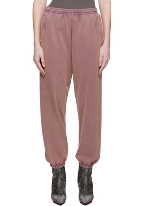 Acne Studios Purple Cotton Sweatpants