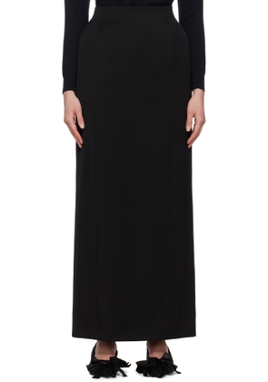 Balenciaga Black Hourglass Maxi Skirt