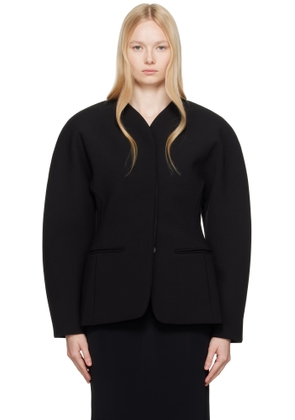 JACQUEMUS Black La Croisière 'The Ovalo' Blazer