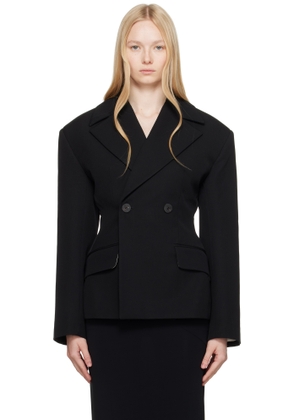 JACQUEMUS Black La Croisière 'The Norma' Blazer