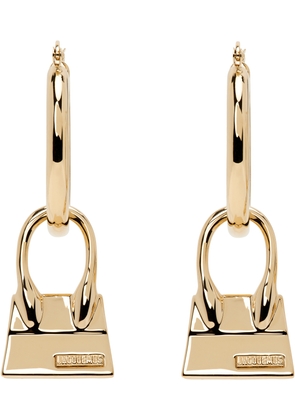 JACQUEMUS Gold 'Les creoles Chiquito' Earrings