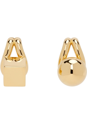 JACQUEMUS Gold La Casa 'The Nodo stud' Earrings