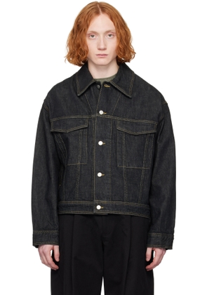 Studio Nicholson Black Stein Denim Jacket