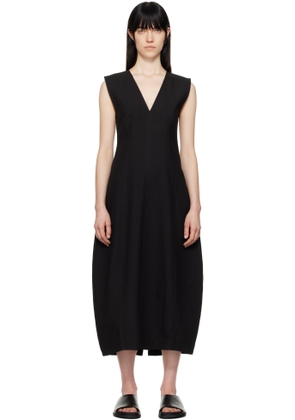 Studio Nicholson Black Enna Midi Dress