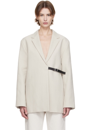 Studio Nicholson Beige Silas Blazer