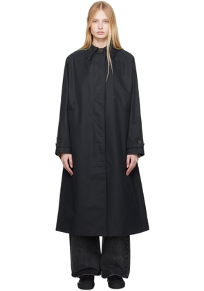 Studio Nicholson Navy Holin Trench Coat