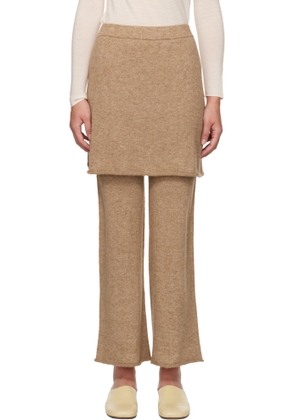 Lauren Manoogian Tan Layer Lounge Pants