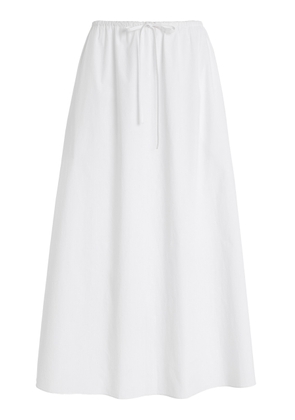 Matteau Drawcord Organic Cotton Maxi Skirt - Moda Operandi