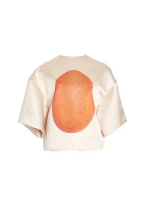 A.W.A.K.E. MODE Boiled Egg Satin Top - Moda Operandi