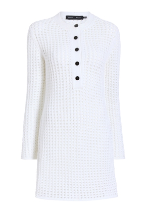 Proenza Schouler Micah Crocheted Mini Dress - Moda Operandi