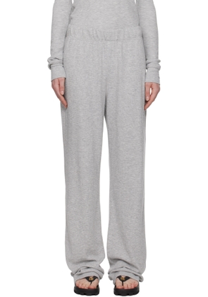 ÉTERNE Gray Thermal Lounge Pants